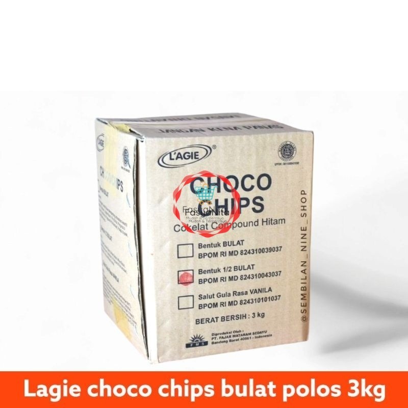Lagie chip bulat polos 3kg - Fasyanita Online Fresh Mart Denpasar