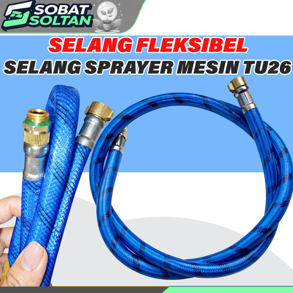 ORIGNAL HIU - Hose 1.2m TU26 / selang air mesin TU26