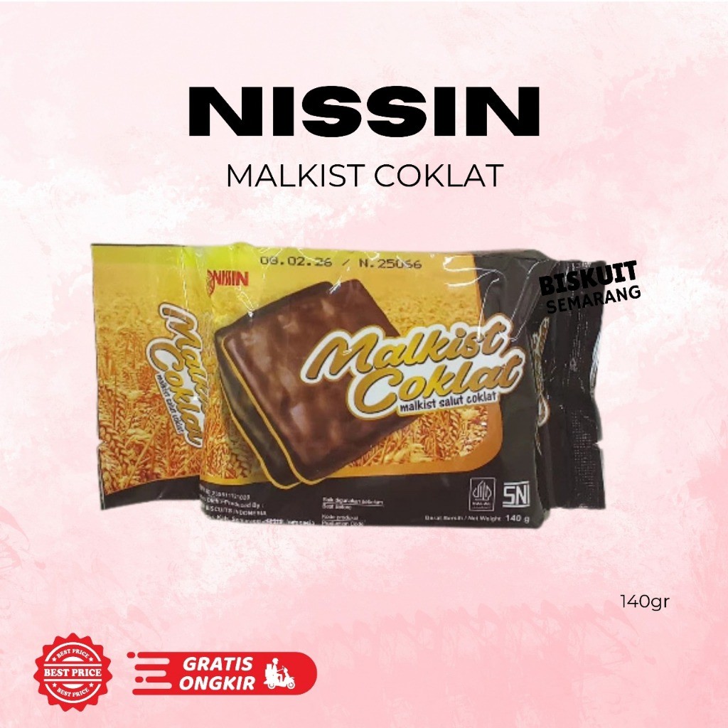 Biskuit Malkist Coklat 140gr Malkist Rasa Coklat Buat Hadiah