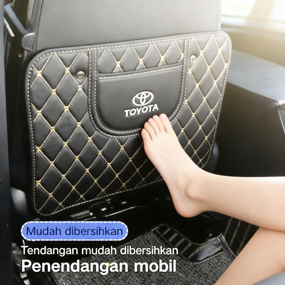 Kursi Mobil Belakang Jok Pelindung Kaki Kick Mat Alas Untuk Jok Kursi Belakang Pelindung Belakang Ku