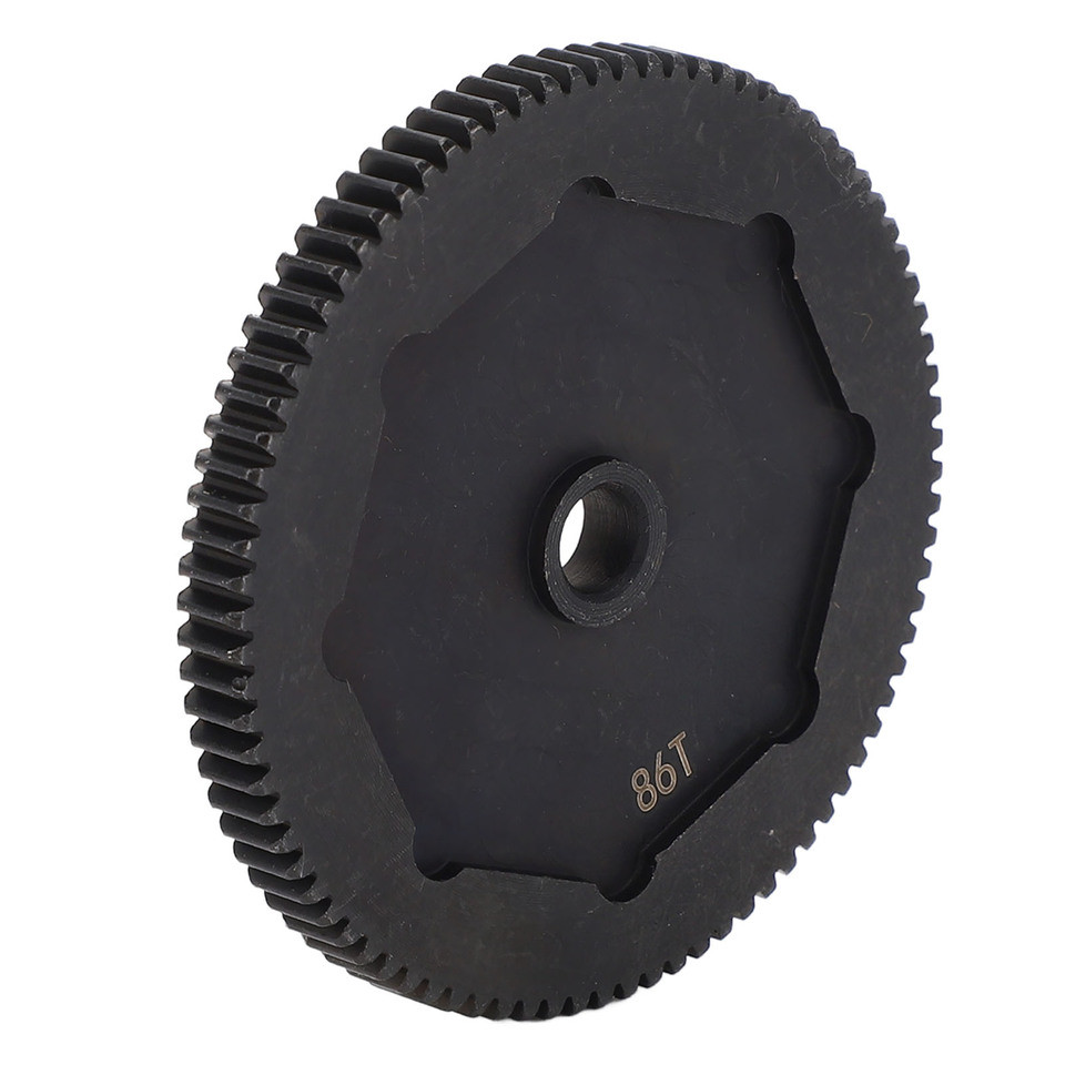 RC 86T 48P Spur Gear RC Car 86T 48P Spur Gear Steel 86T 48P Spur Gear Main Gear 51714 for BB01 RC Ca