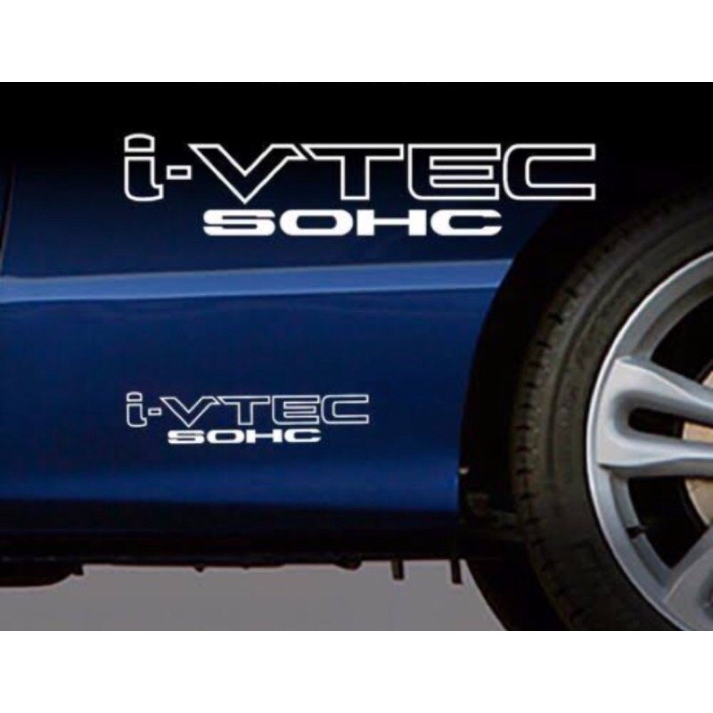 stiker mobil I VTEC SOHC