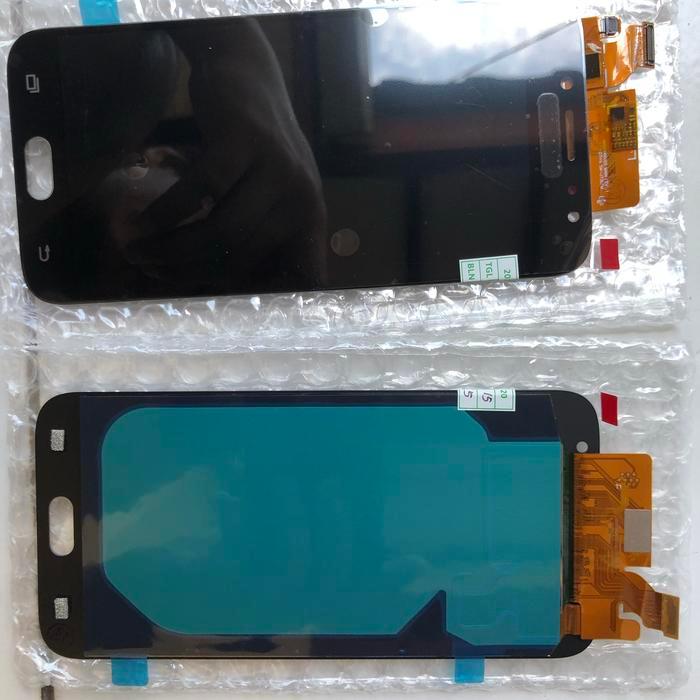 lcd samsung j7 pro j730 ori oled - Hitam