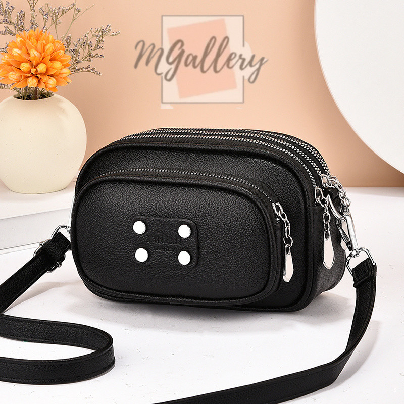 MGALLERY - NAMI Slingbag | Tas Selempang Wanita Xin Xiu Jiaren Nami Banyak Saku | Nami Sling Bag | T