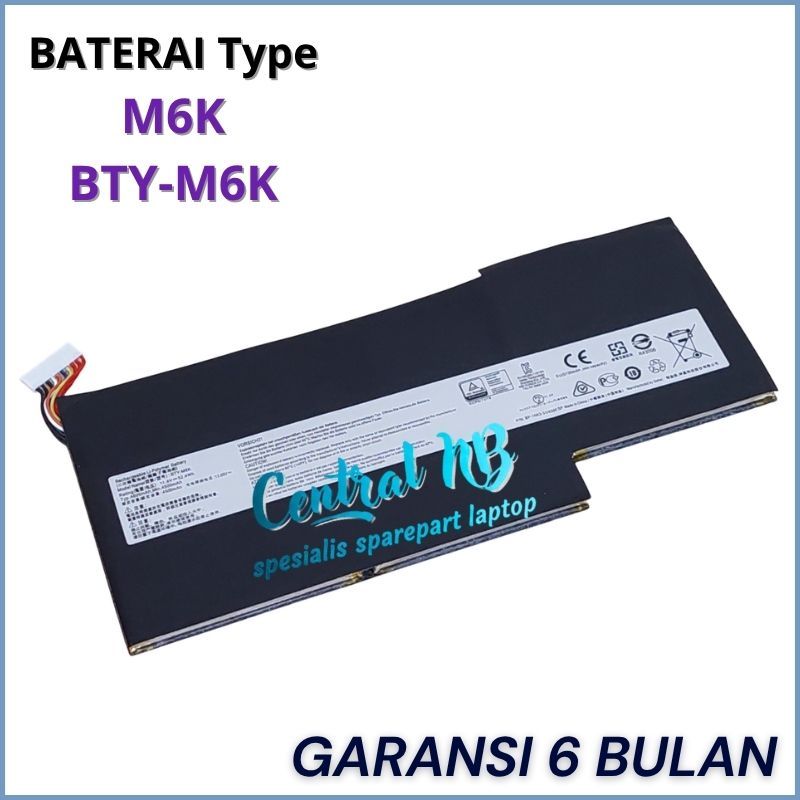 Baterai Laptop MSI MS-16K3 GS63VR 7RG 7RE 6RF BTY-M6J GS73VR BTY-M6K -CNB
