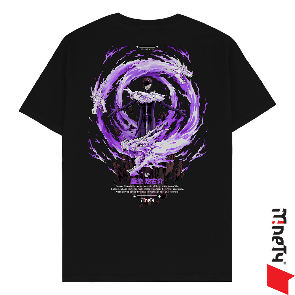 kaos Sosuke Aizen, Senbonzakura Kageyoshi - Kaos Anime Manga Bleach