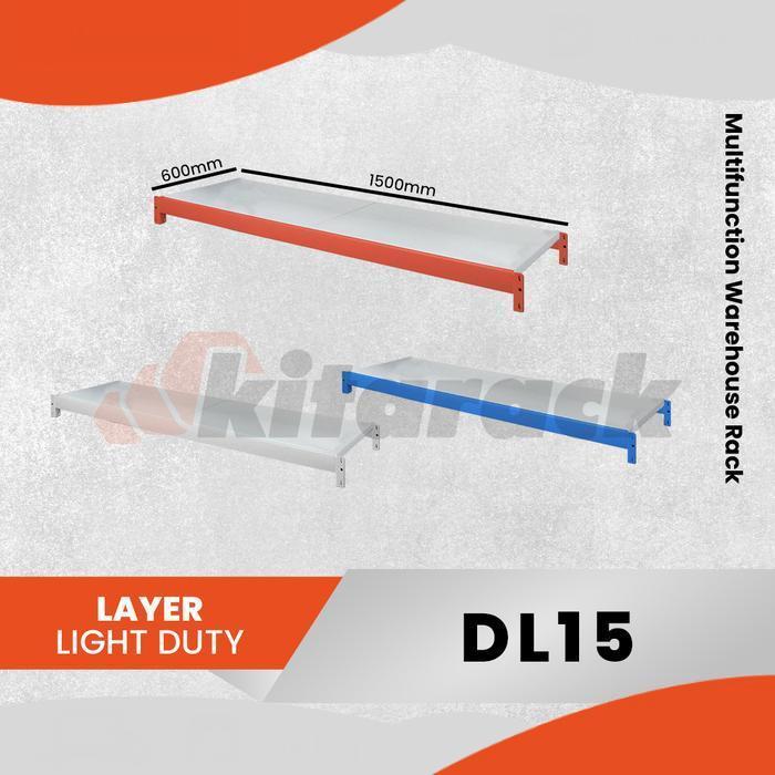 KITARACK DL15 - Layer 1.5M for DK Panjang 1.5M Series - 200KG/ Layer - ORANGE