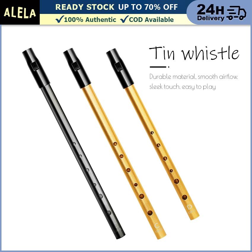 Seruling Irlandia Tin Flute Irish Key C Key D Alat Musik Tiup