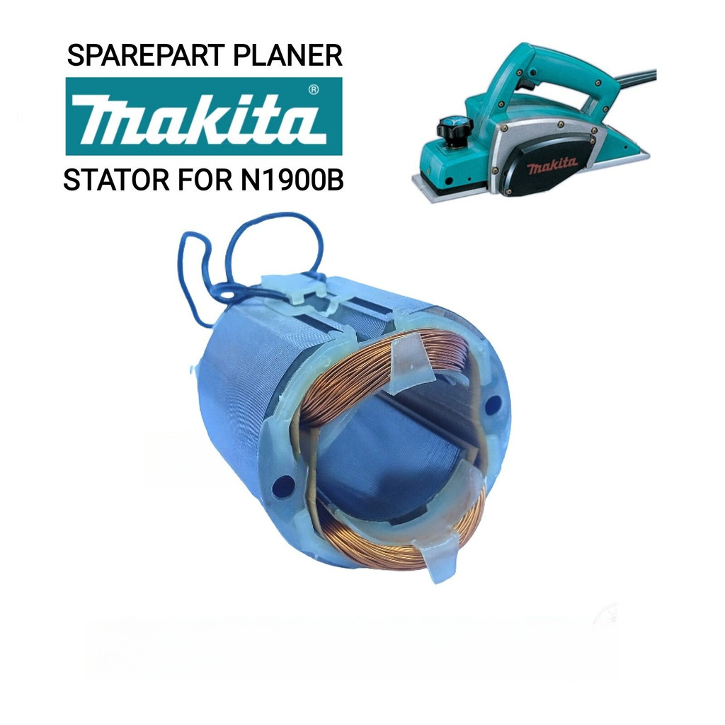 MAKITA STATOR N1900b 1900b Mesin planer pasah serut ketam MAKITA Ellka Stator