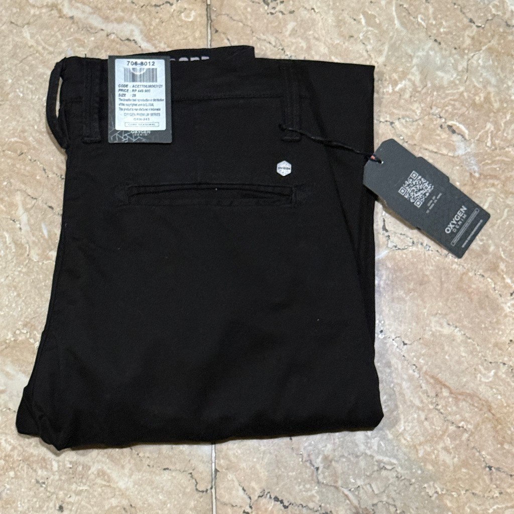Celana Panjang Katun Pria Oxygen Denim Original 706 Slim Fit  706-8012