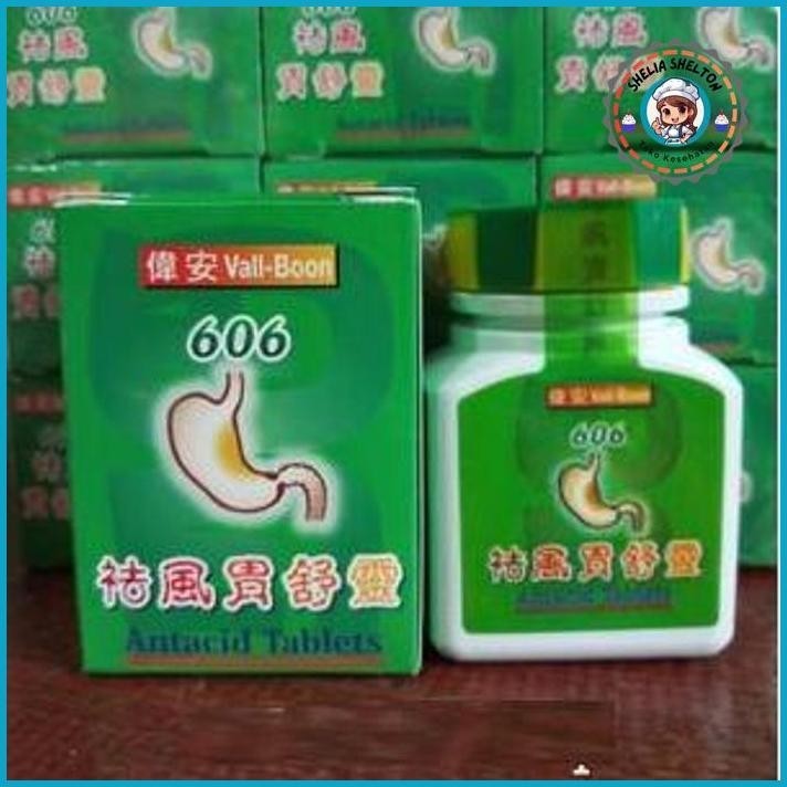 VALL-BOON 606 ANTACID TABLETS VAL BON OBAT MAAG MAAGH MAG MAGH MAH 36