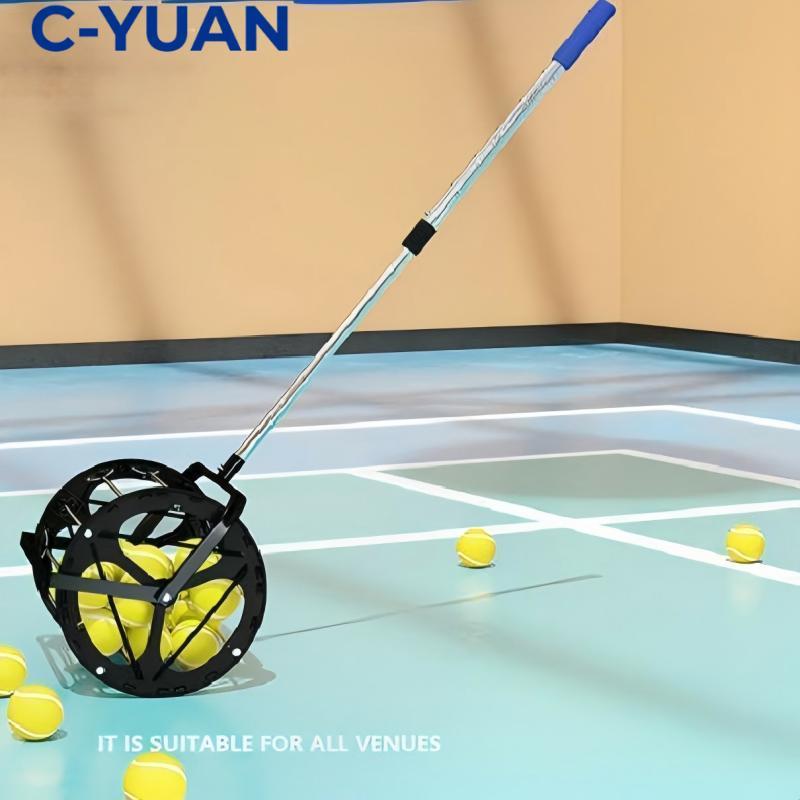 Tennis Ball Collector Adjustable Automatic Ball Picker Alat Pengambil Bola Tenis Portable Tennis Bal