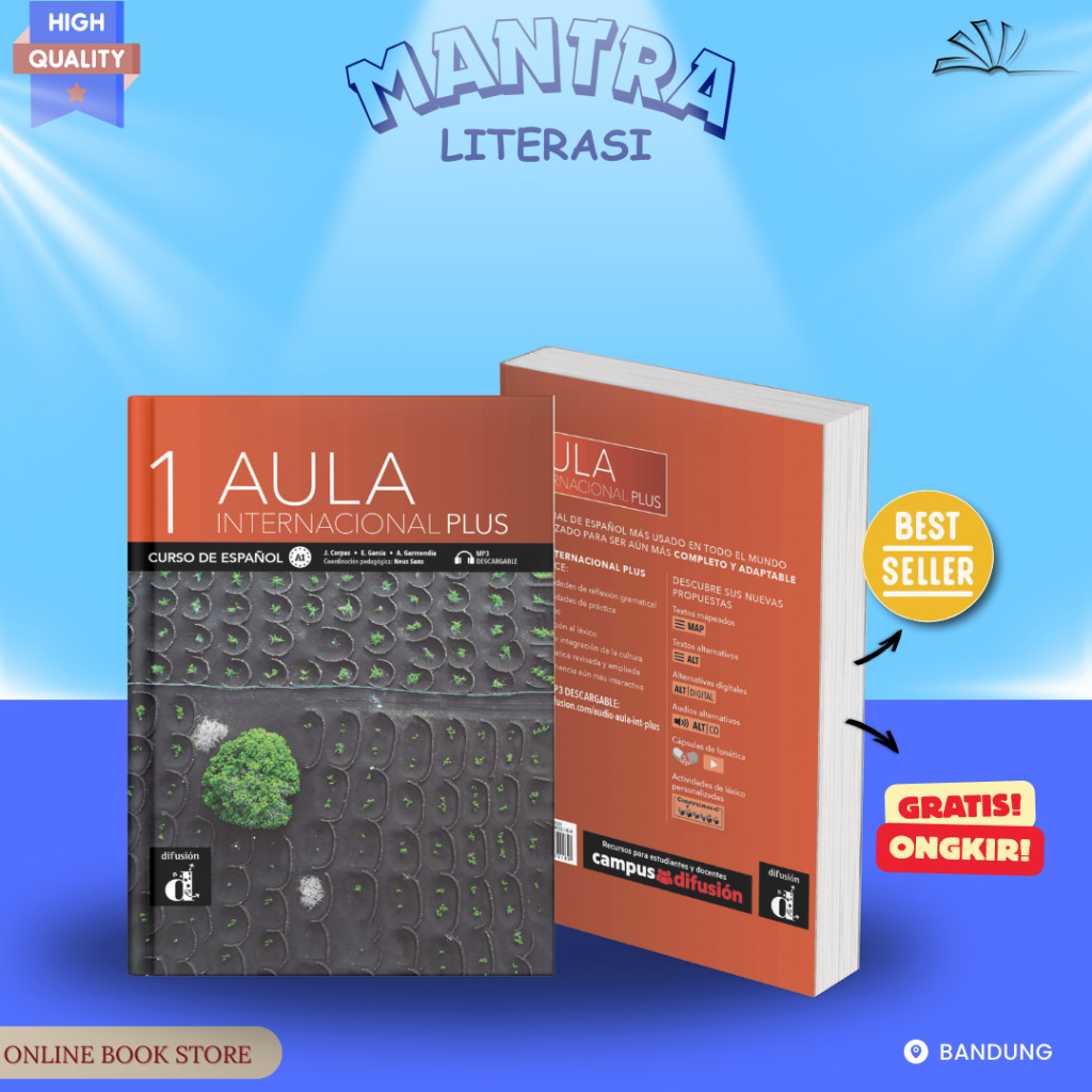 Buku Bahasa Spanyol Aula Internacional Plus 1 -- Mantra Literasi