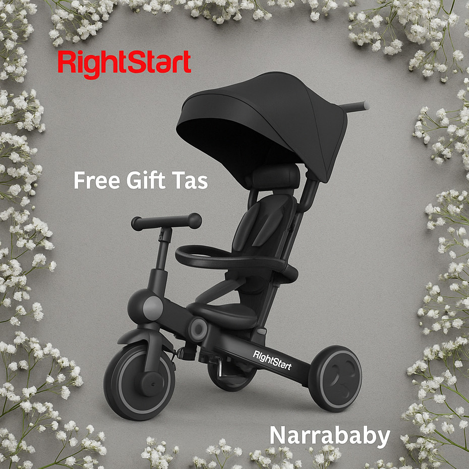 TERMURAH Right Start Voyager / Voyager X Stroller Sepeda Lipat Anak Bayi Roda 3 Balance Bike