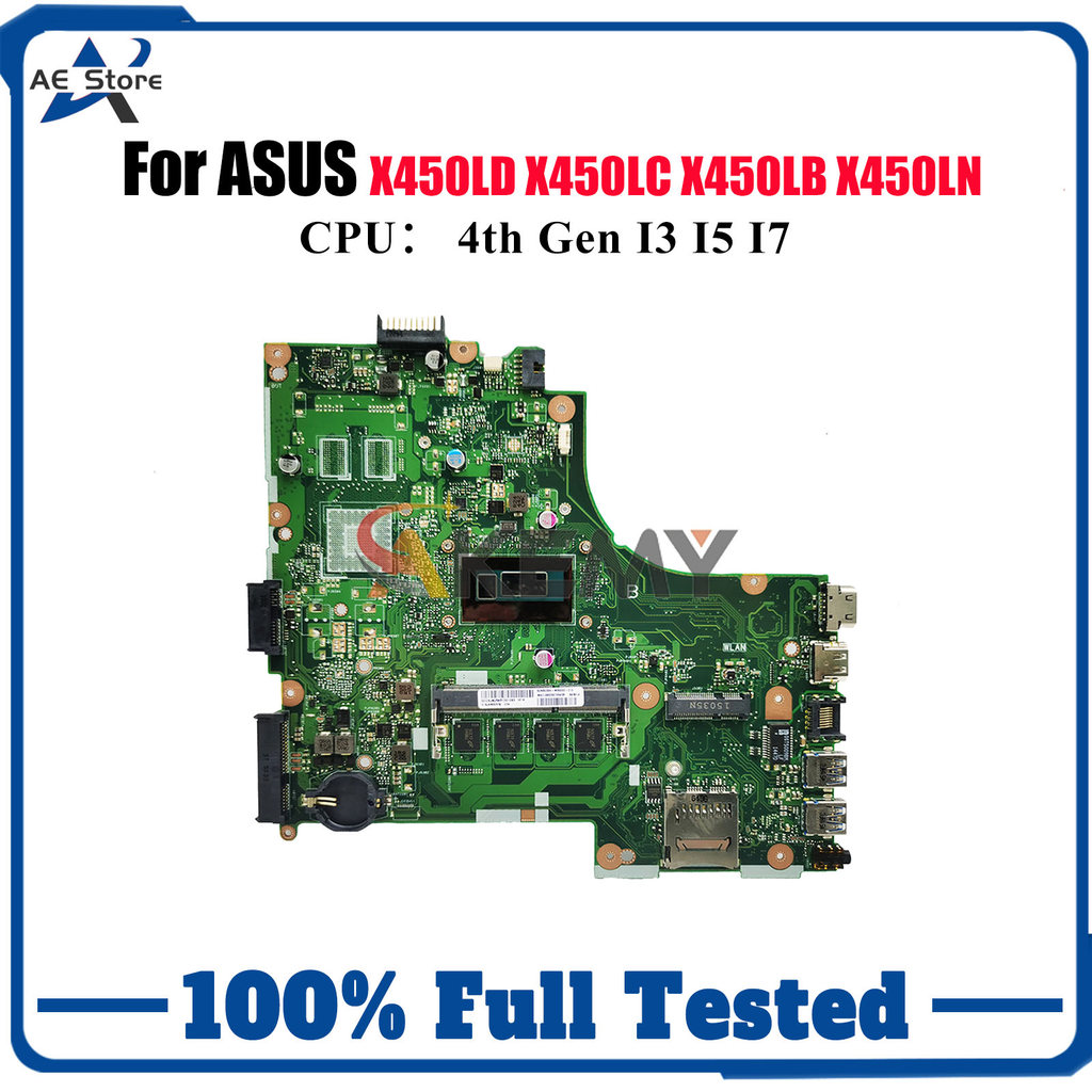 X450LA Laptop Motherboard For ASUS R412L X450LB X450L R409L X450LN K450L Y481L X450LC VM480L X450LD 