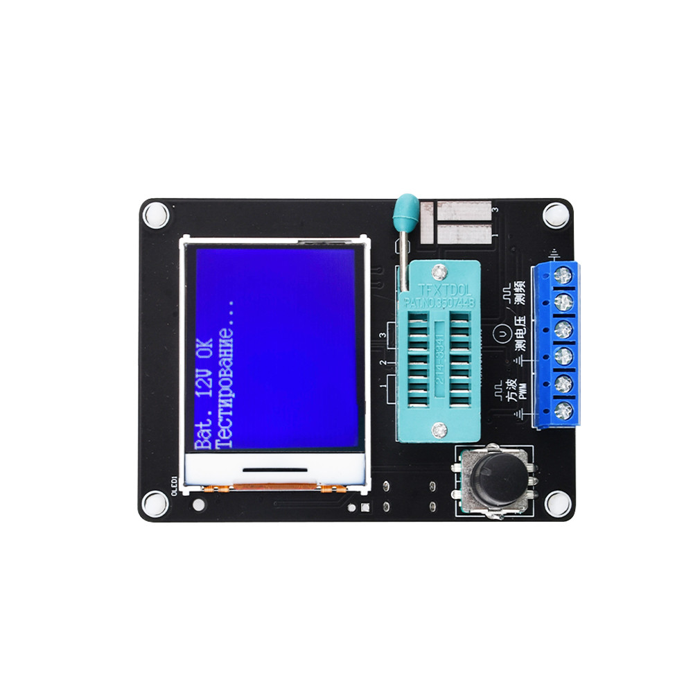 GM328A Transistor Tester ode Capacitance ESR Voltage Frequency Meter PWM Square Wave Signal Generato