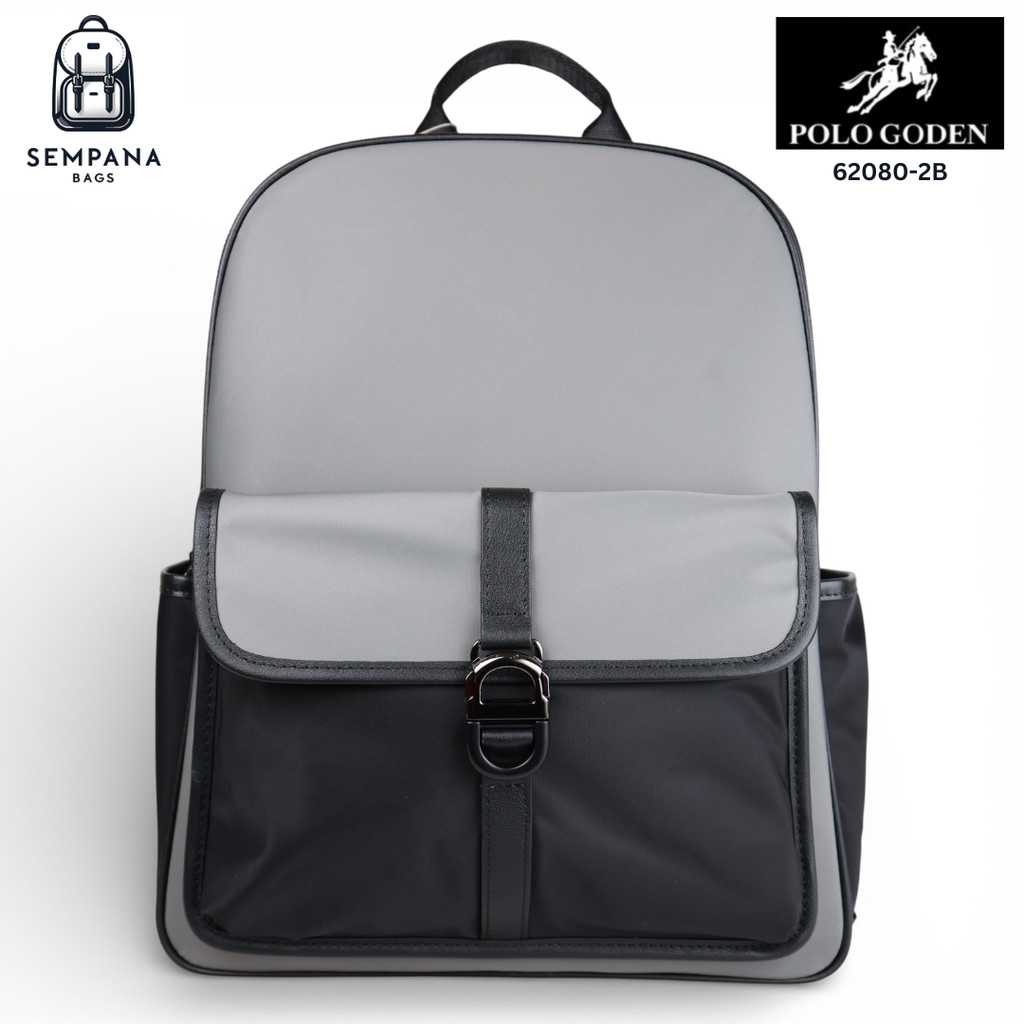POLO GODEN 62080-2B Tas Ransel Premium Serbaguna / Backpack Premium Quality / Tas Ransel Laptop Suit