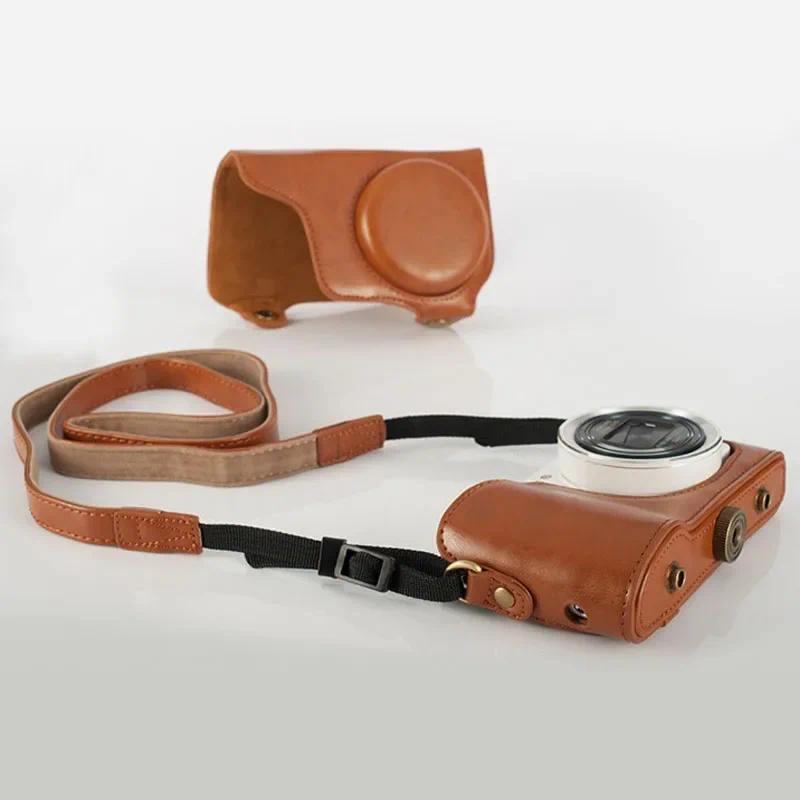 Leather Case Grip Bag For Samsung Galaxy Camera EK-GC200 GC110 GC120 GC100