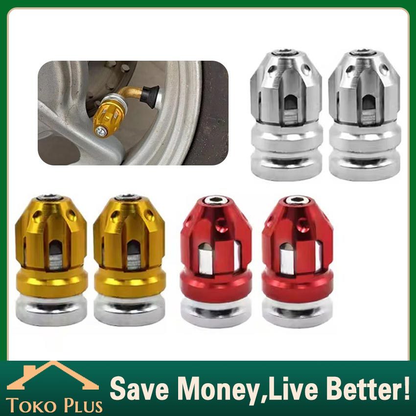 2Pcs Pentil Ban Tubles Tubeless Motor Full CNC Aluminium Universal Pentil Tubles Tubeless