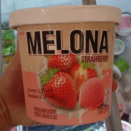 Binggrae Es krim es cream Melona strawberry korea 710 Ml