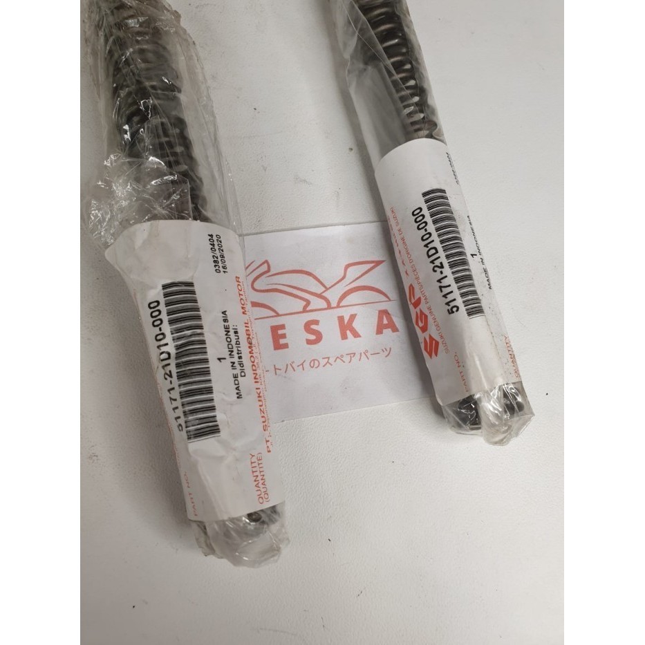 Sepasang Per Shock Depan SATRIA 2 Tak Lumba | HIU SGP 51171-21D10-000