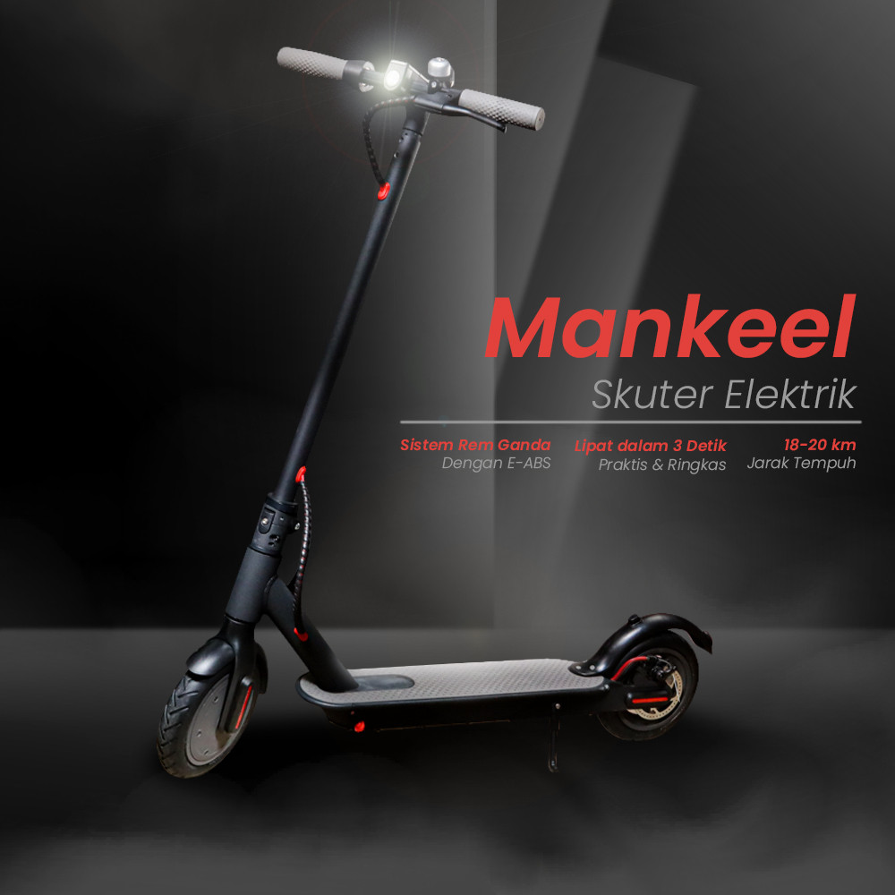 SPESIAL PROMO SALE Mankeel Skuter Listrik Lipat 6.6 AH 8.5 Inch | Electric Scooter Powerful | Skuter