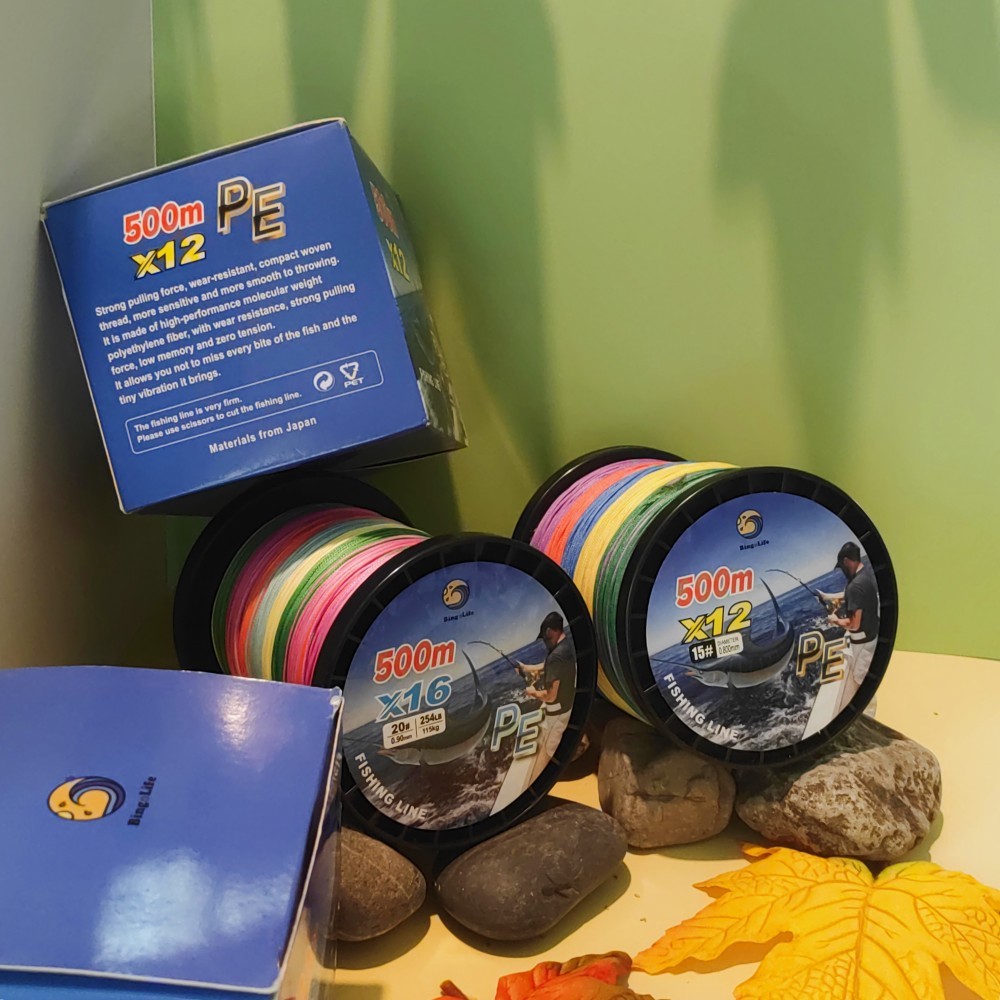 Bingolife PE X12 X16 500m Super Kuat Target Tuna Barakuda Laut