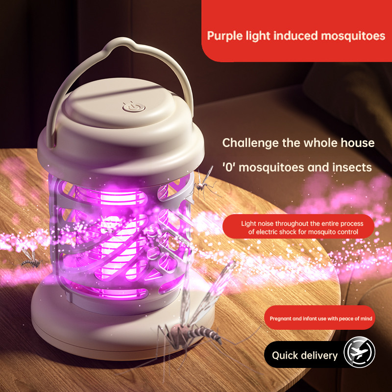 Electronic Mosquito Killer Portable Mosquito Killer Lamp Home and Outdoor Dual-Use USB Reargeable Mo