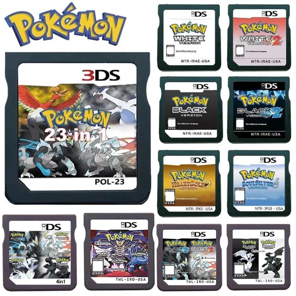 Pokémon-NDS Game New 23 In 1 Series Memory Card for NDS 3DS Video Game Console English Language US V
