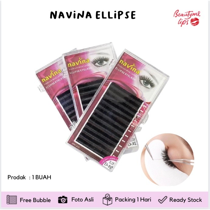 Navina ellipse super lembut bulu mata eyelash extension