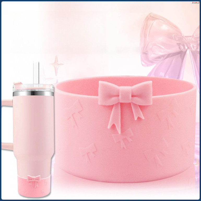 Alas Silikon Tumbler Anti Selip Pelindung Tumbler Silicone Diameter 7.3cm -7.5cm Karet Alas Tumbler