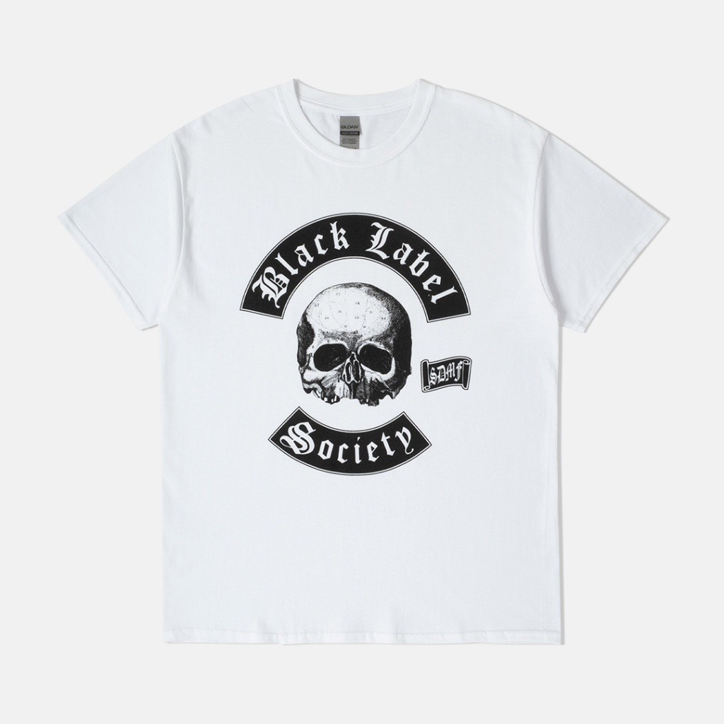 [HOT] Black Label Society - Skull Logo (White) Tshirt