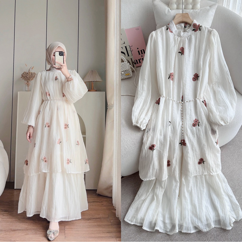 CANDY LADY Sevana Kurung Maxi / Gamis Wanita Terbaru Dress Lebaran Bestseller Gamis Kondangan Premiu
