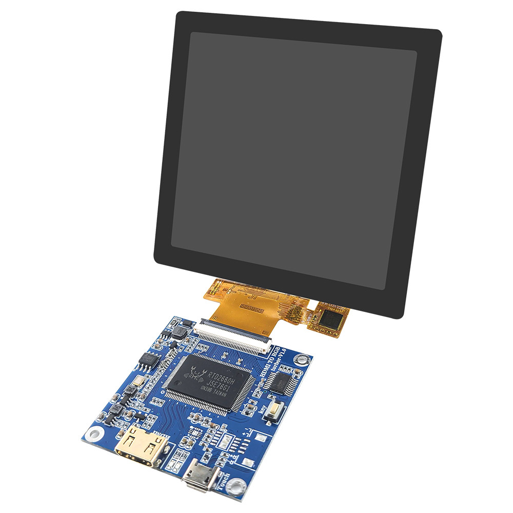 4.0 Inch TFT LCD splay Screen Module Square 480*480 3WSPI RGB 18Bit 40Pin 3.3V ST7701S with Touch GT
