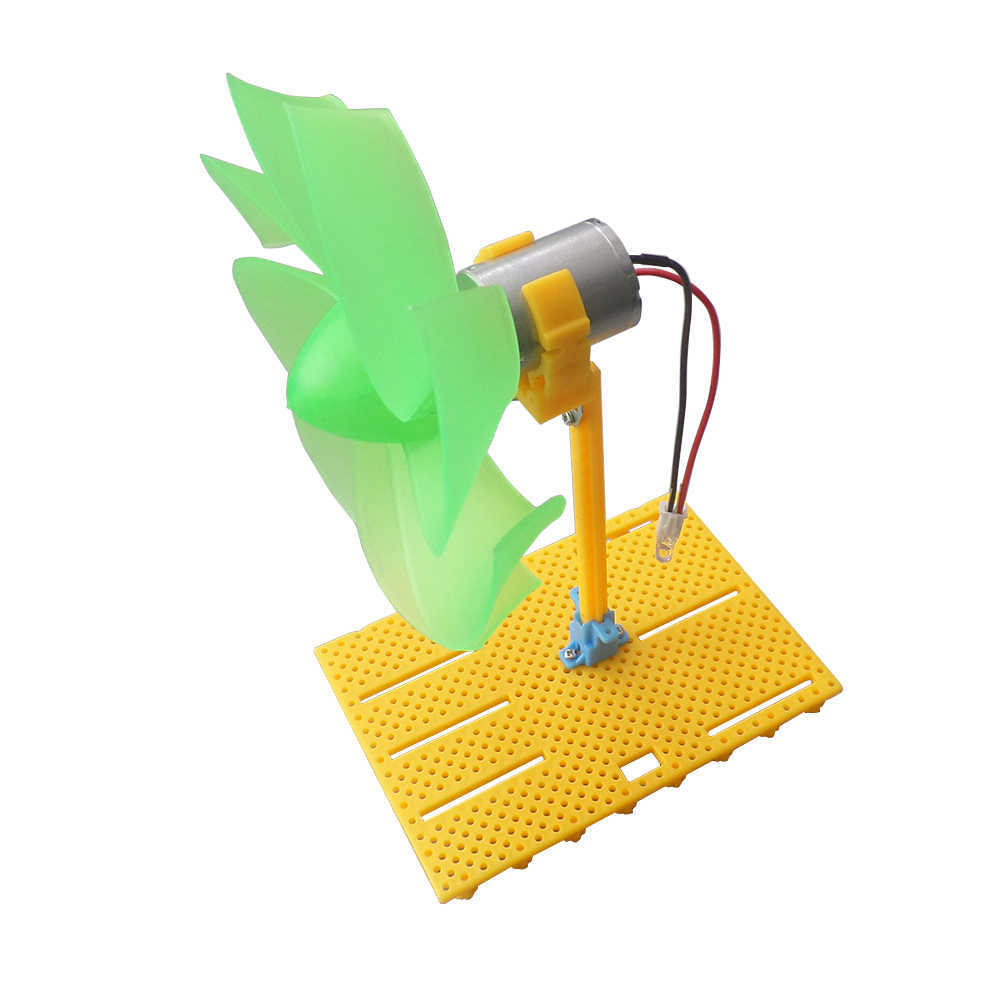 Wind Turbine Generator DIY Student Physical Experimental Teaching Supplies Part 12CM Turbine Large W
