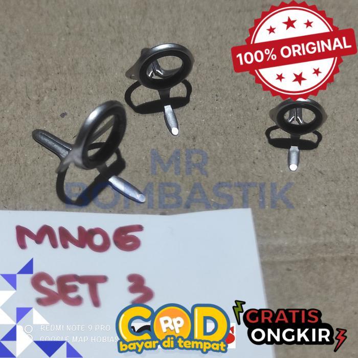 SET RING GUIDE FUJI.... kolongan joran pancing Ring Guide Fuji MNOG - 3 SET -bomb