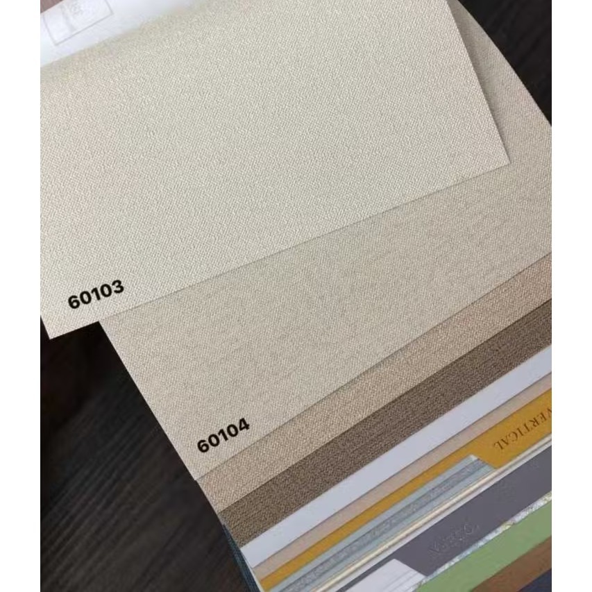 wallpaper premiun motif kain linen serat salur polos Martell wallpaper