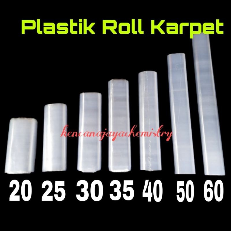 Plastik Karpet Laundry / Plastik Roll Karpet / Plastik Roll / Plastik Laundry Polos Berat 1kg