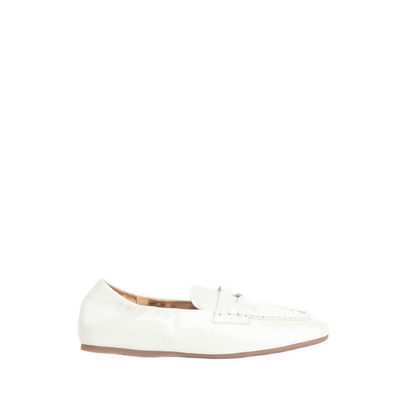 Pazzion Women's Rylianne Leather Penny Loafers - Beige