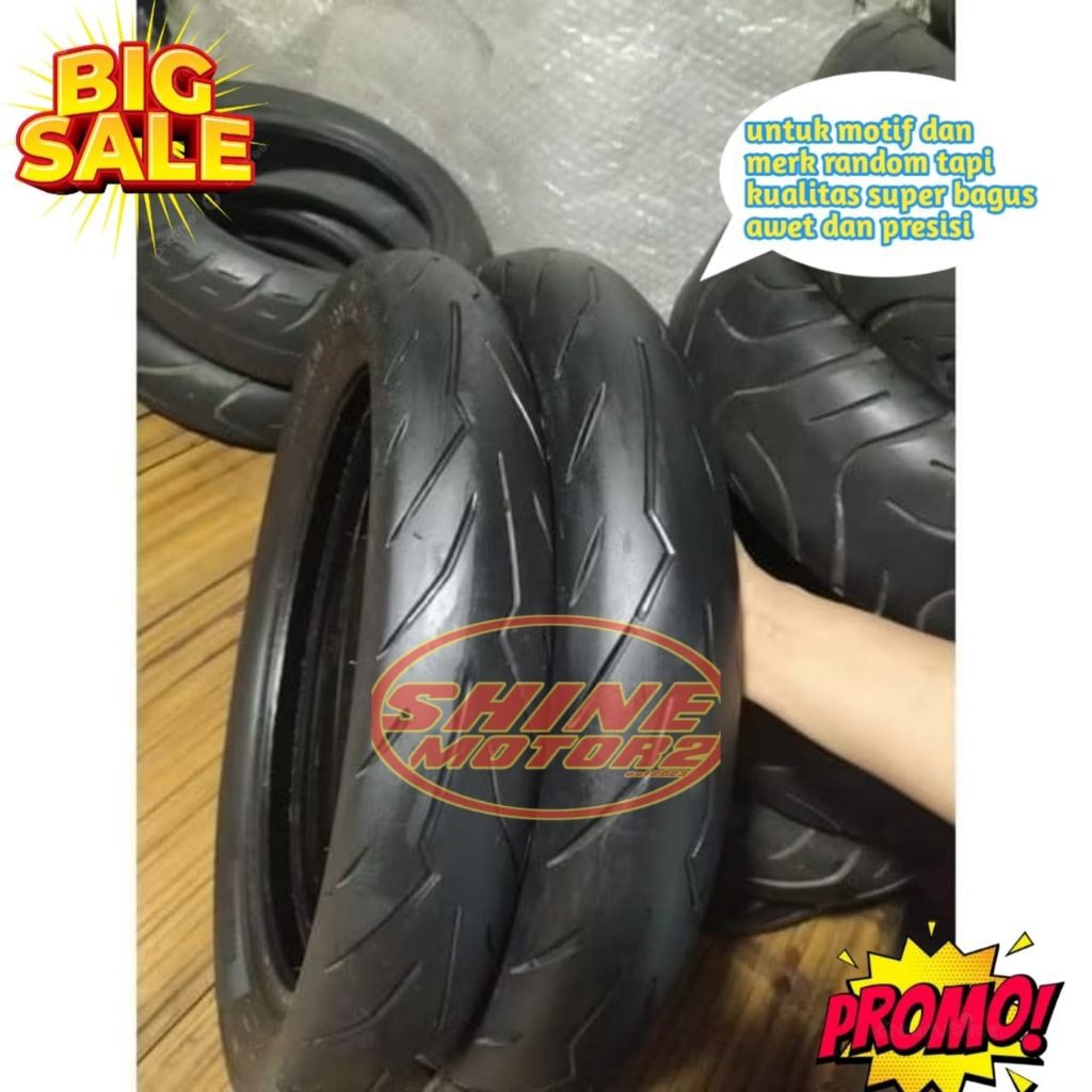Ban Metik Seken Sepasang Mp27 Ring 14 Tubeles Mio Lexi Scoopy dll