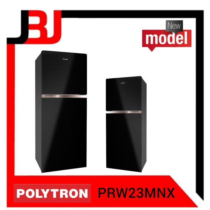 Kulkas 2 pintu POLYTRON PRW23MNX kulkas inverter PRW23MNX 23MNX