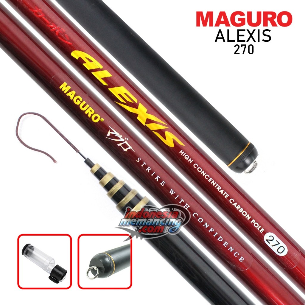 Joran Tegek MAGURO ALEXIS | 210 s/d 540 | Kaku | Ruas Pendek | Carbon Keryu IM Plaza