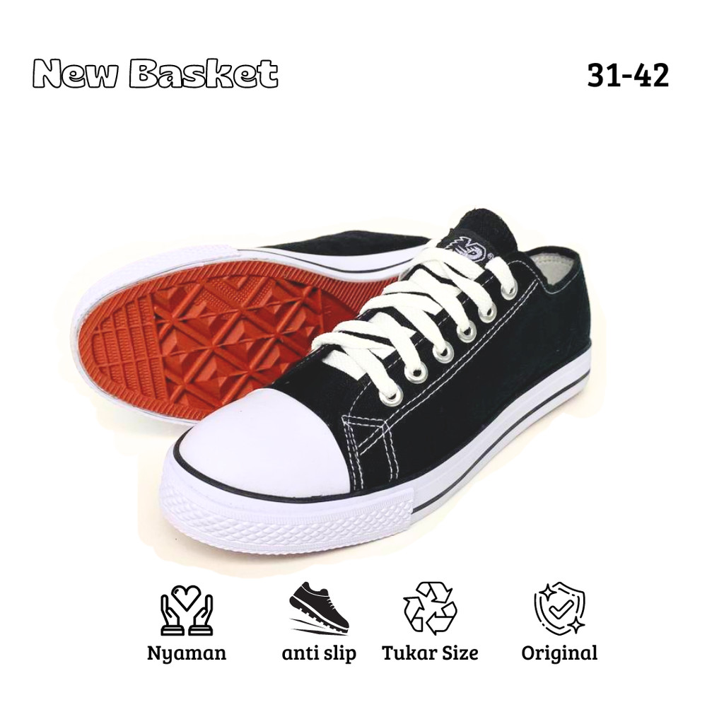 Sepatu Sekolah Master Basket (MB) 807 Pendek Original