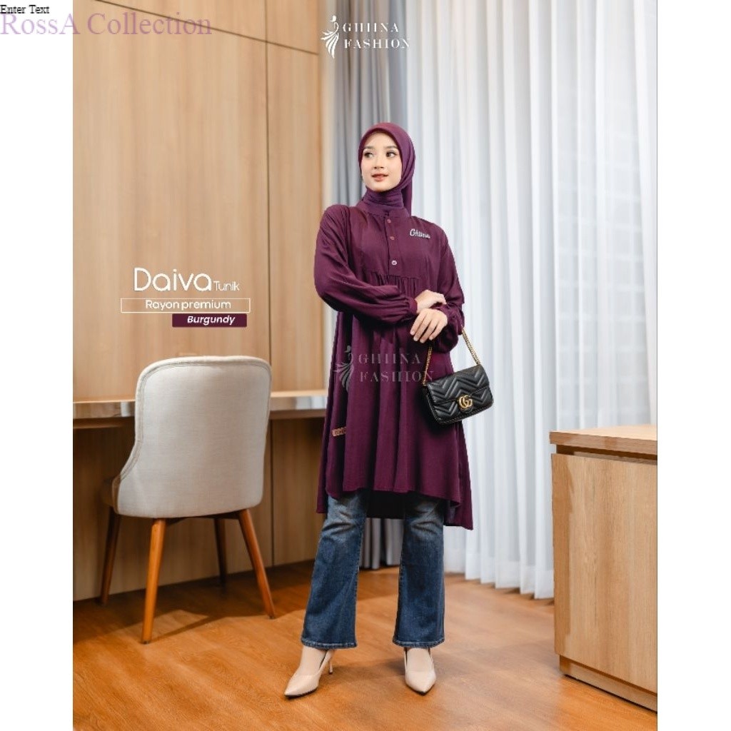 RA  DAIVA TUNIK BY GHIINA FASHION || TUNIK GHIINA || BEST PRICE