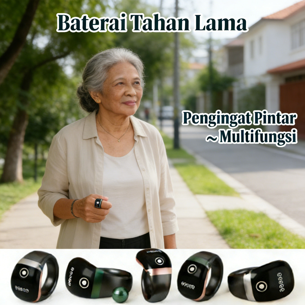 Zikr Ring Muslim Digital Tasbih Vibration Ring Smart LED Bluetooth Multifunctional Ring Reminde
