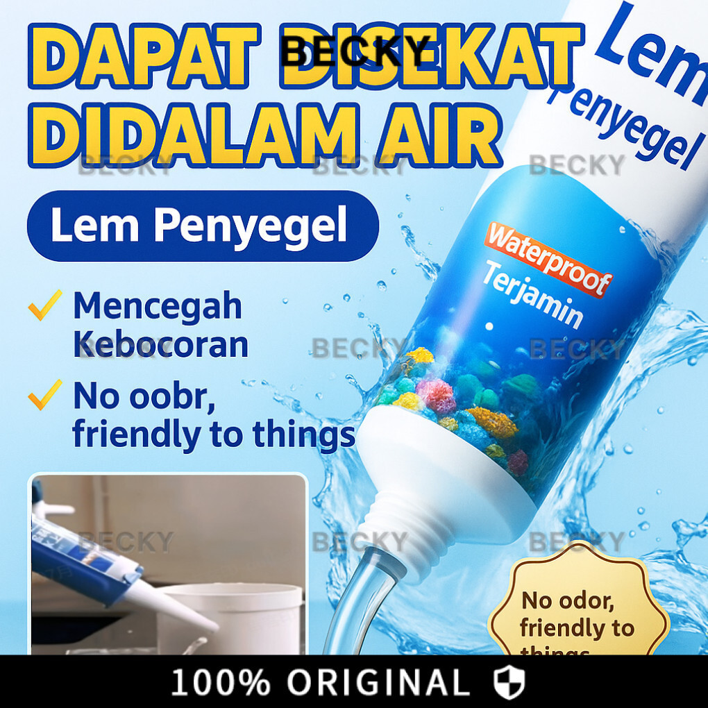 [BECKY]Sealant bawah air/menyumbat kebocoran dan memperbaiki kebocoran tangki ikan/ tahan air Lem ka