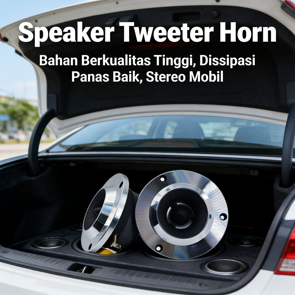 Capacitor Free Car Stereo 300W Speaker Horn Tweeter 4 inch 4ohm