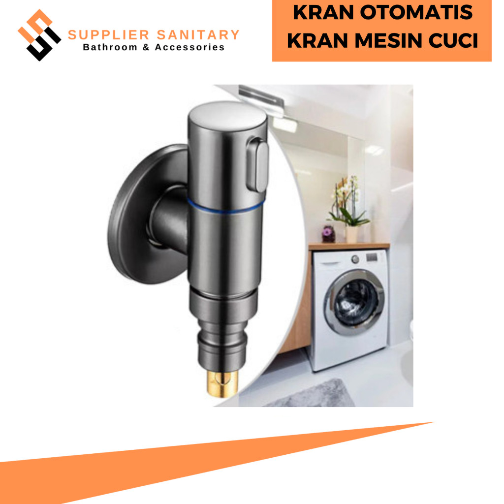 KRAN MESIN CUCI OTOMATIS/STOP KRAN MESIN CUCI