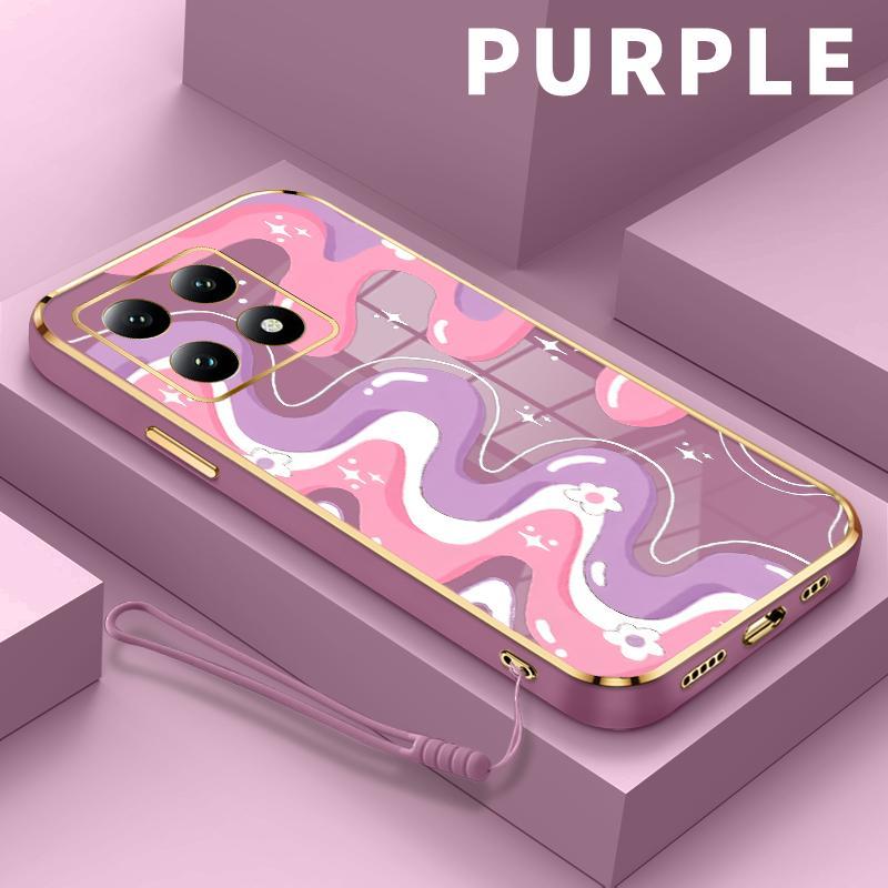 Case Hp Xiaomi 14T 12 11 Lite 5G NE 11T 12T Pro 13 MI 14 Mi 10T Ultra 11X 11i 2021 Kreatif Gelombang
