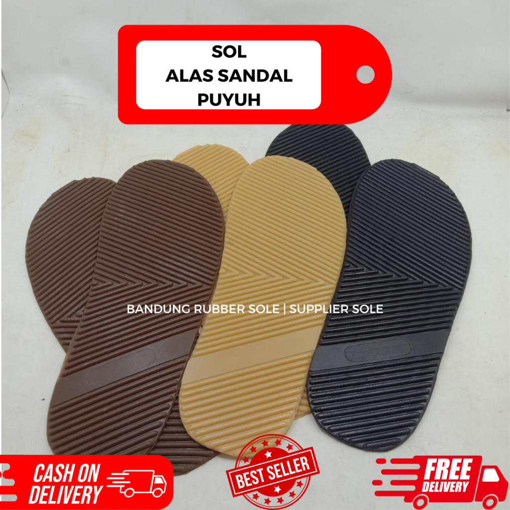 Outsole Karet Alex 01 Alas Sandal Puyuh Casual Jepit Pria Wanita